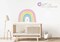 Rainbow Wall decal, Watercolor rainbow decal, Nursery rainbow decal, Rainbow wall sticker, removable rainbow decal, Large rainbow wall decal product 1